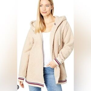 Tommy Hilfiger Sherpa open front Jacket - Medium - New 🛍️